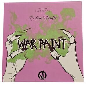 Eyeshadow Palette War Paint Cosmify 9 Colors Bright Magnetic Close Mirror NIB